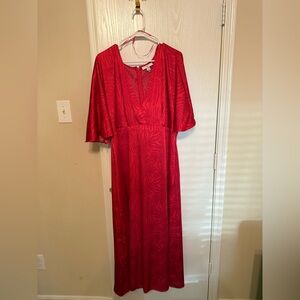 Noel for Target Red Patterned Dress